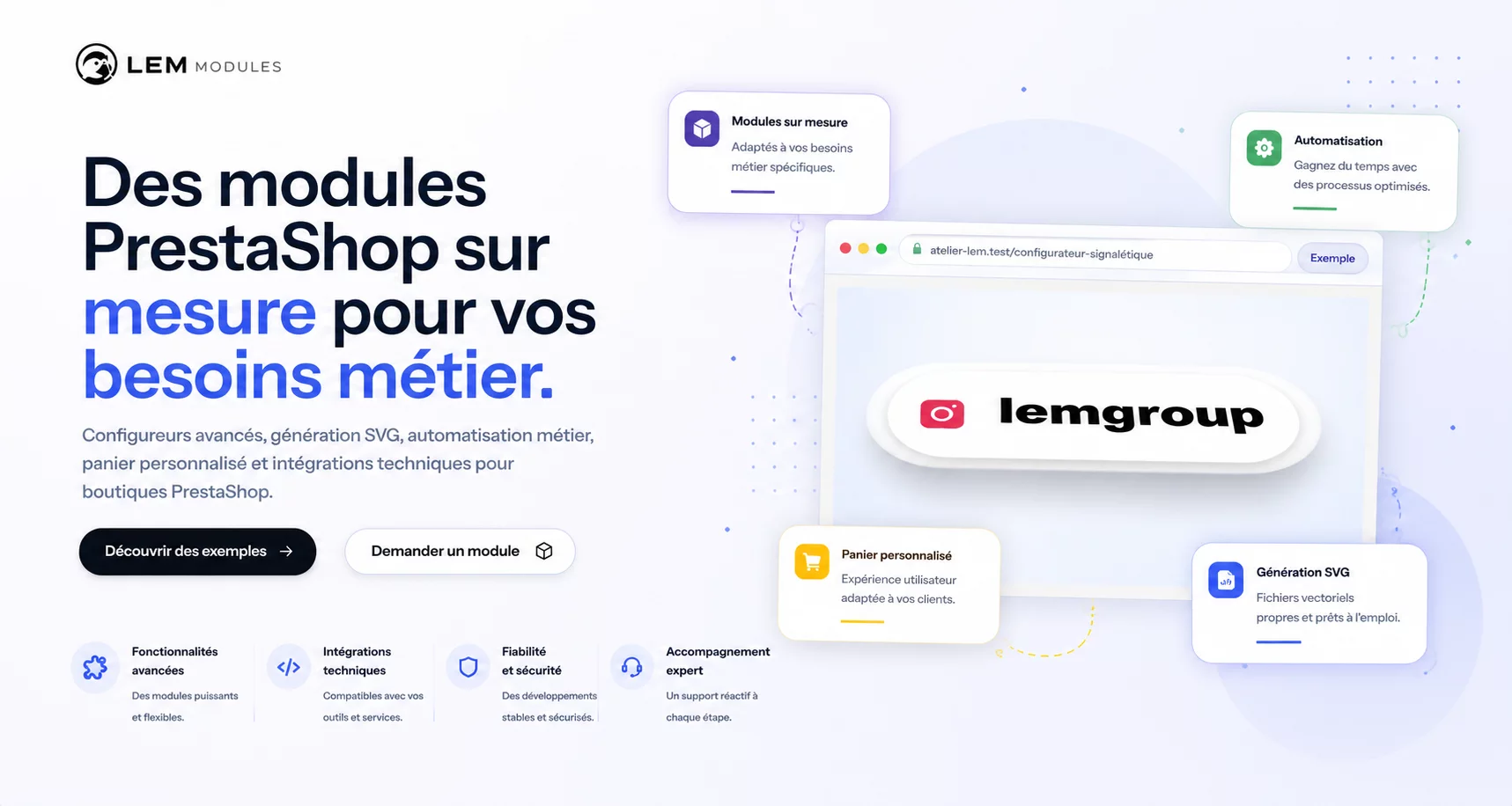 LemSolution - Des sites internet sur mesure pour tous types de projets.